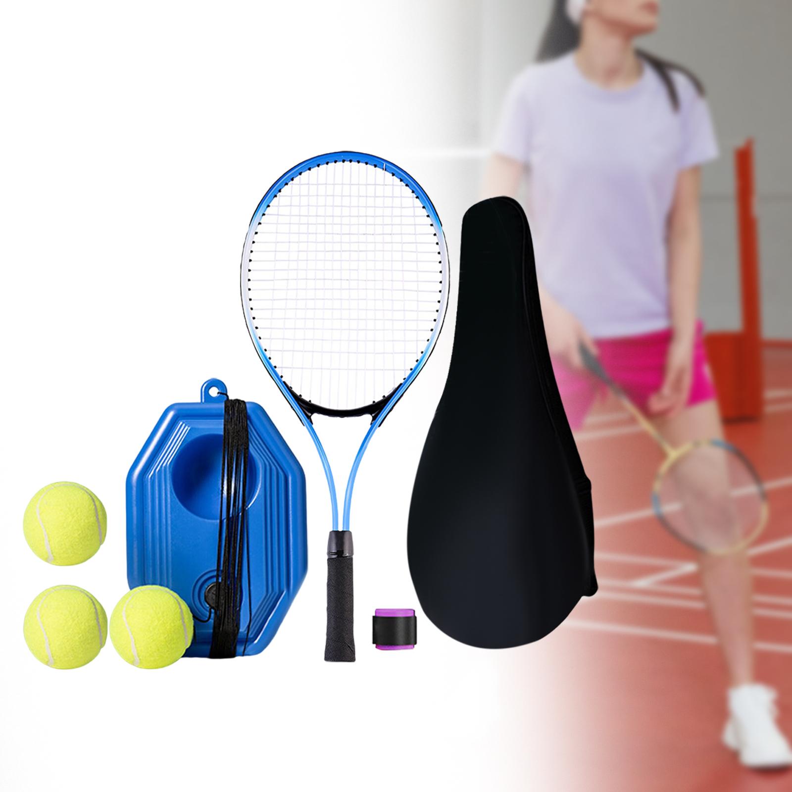 Tennis Trainer Rebound Ball Solo Training for Beginners Garden Self Practice Style C