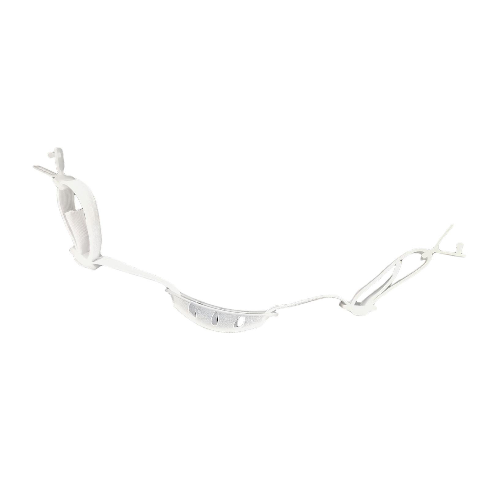 Construction Helmet Chin Strap White