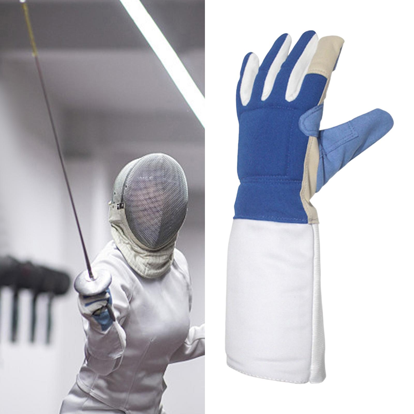 Fencing Gloves Professional Non Slip Gloves for Fencing Match XS Left