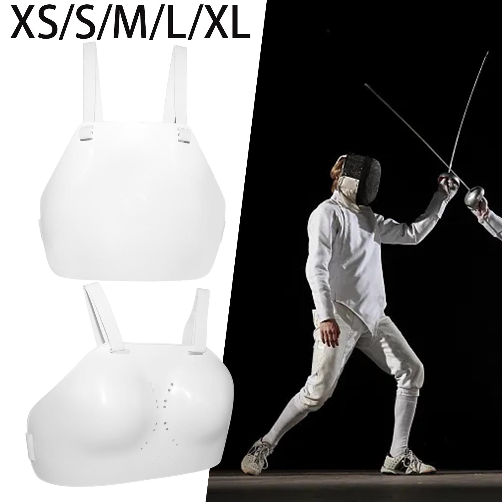 Fencing Chest Guard Karate Sanda Baseball Rugby Adults Boxing Equipment Soft XS woman