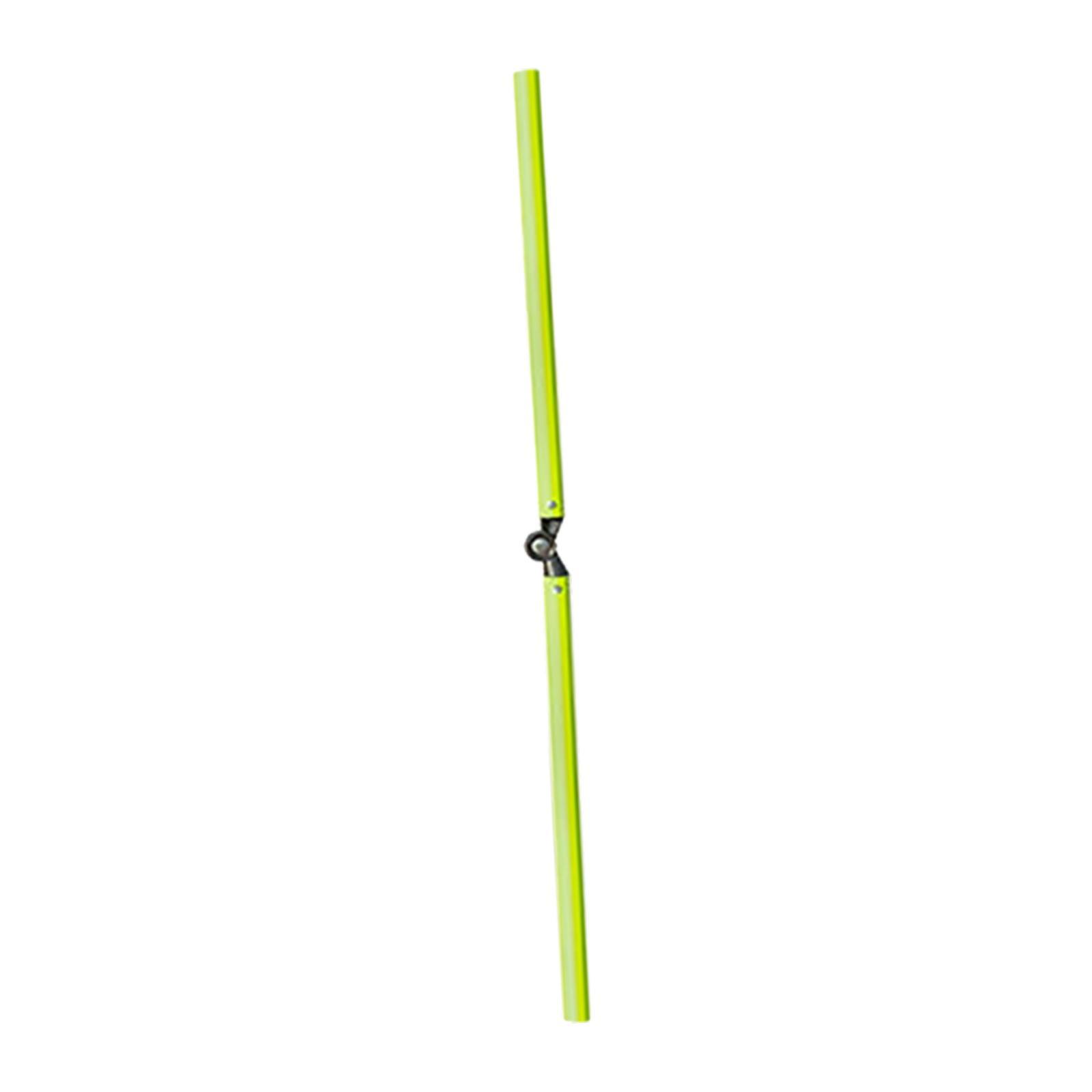 Soccer Agility Pole Obstacle Bar Professional Football Training Marking Pole Green