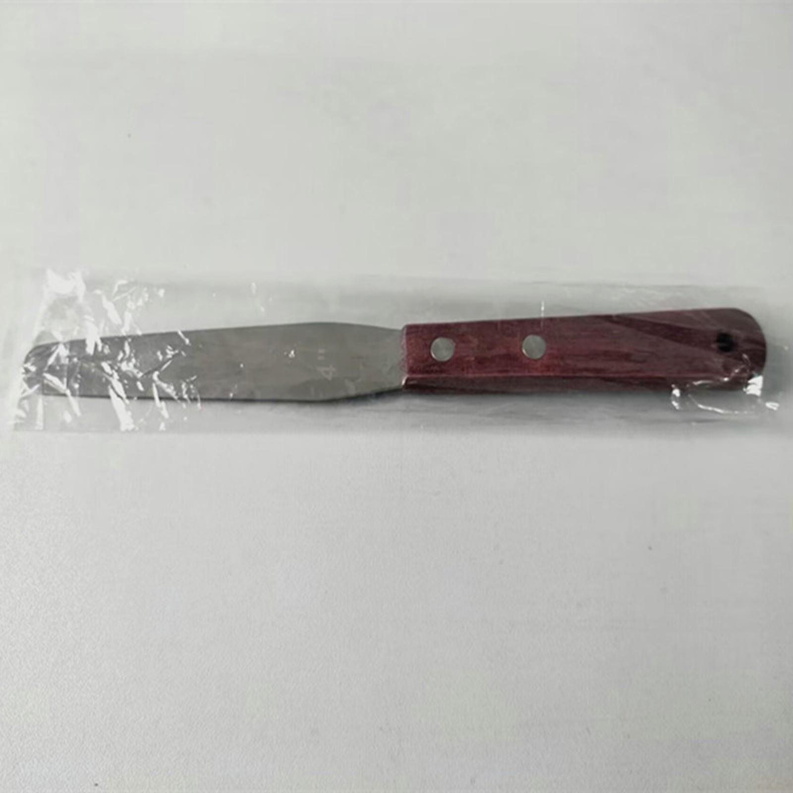 2x4 inch Ink Spatula Wood Handle Multifunctional Tool Screen Print Ink Spatula
