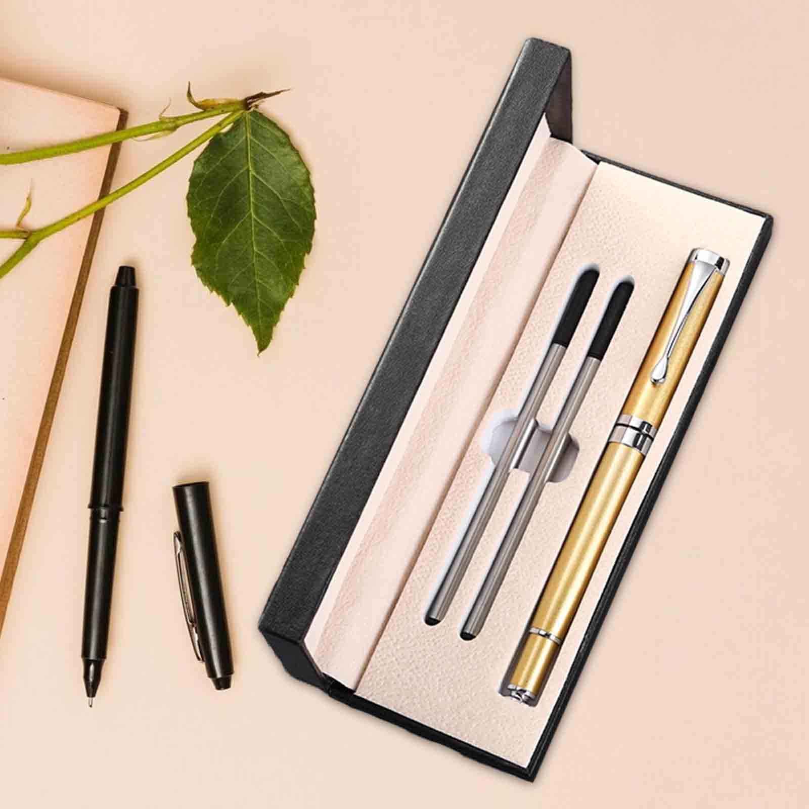 Metal Ballpoint Pen Set Father's Day Gift for Birthday Gift Father's Day Dad Gold