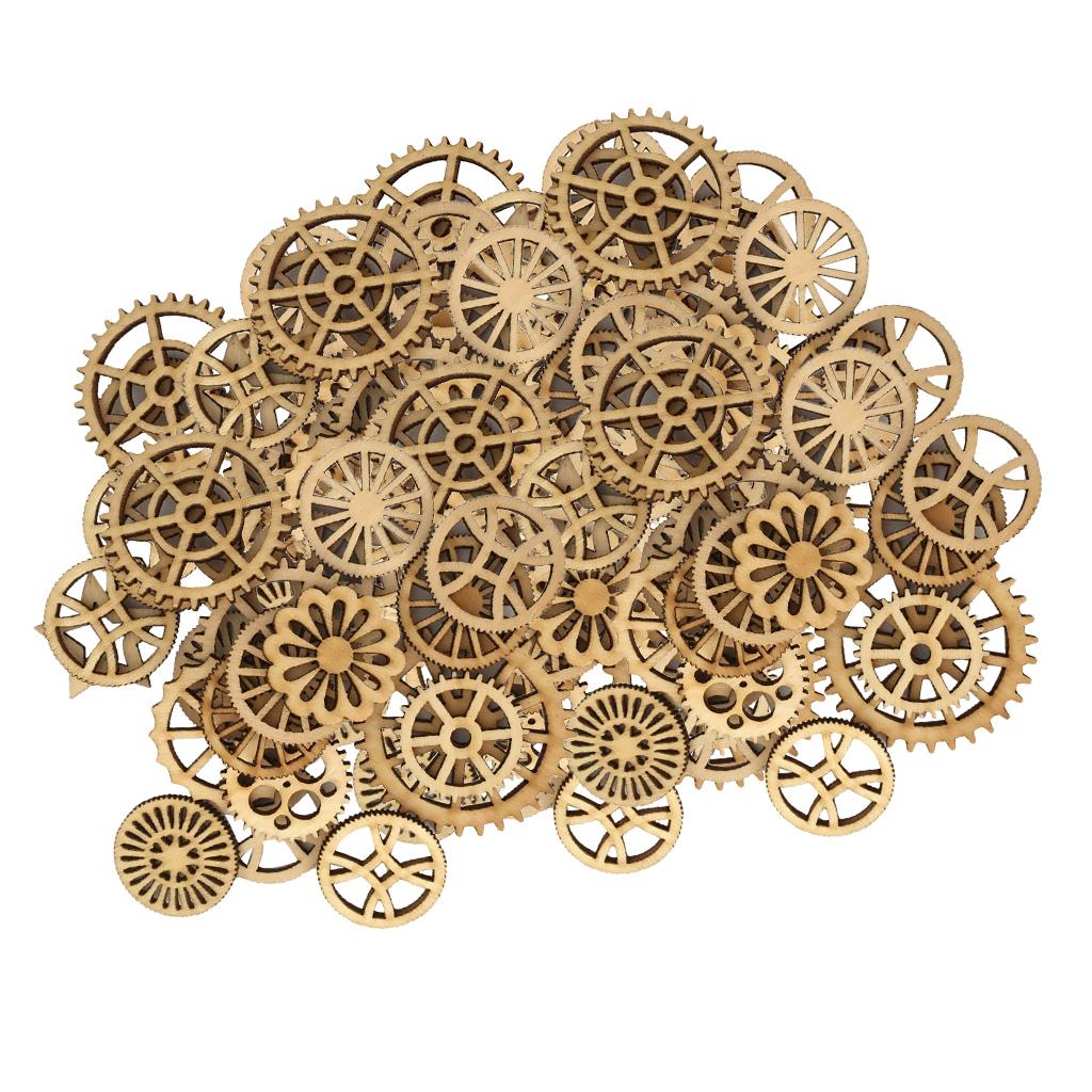 Hollow Gear Wood Pieces