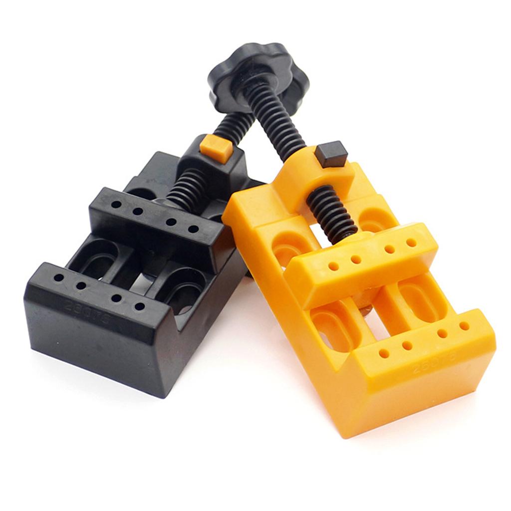 Universal Mini Drill Press Jewelry Walnut Vise Clamp Table Bench Vice Orange