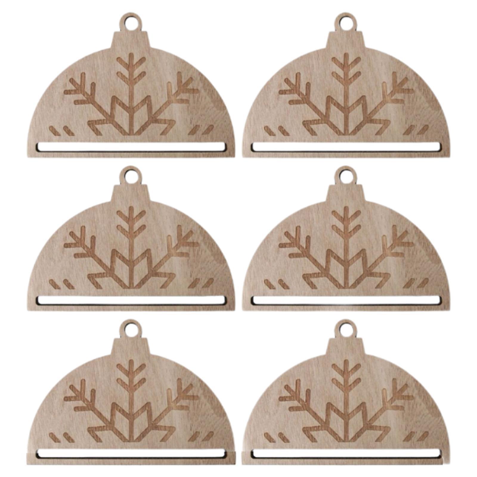 Macrame Ornament Wood Slices
