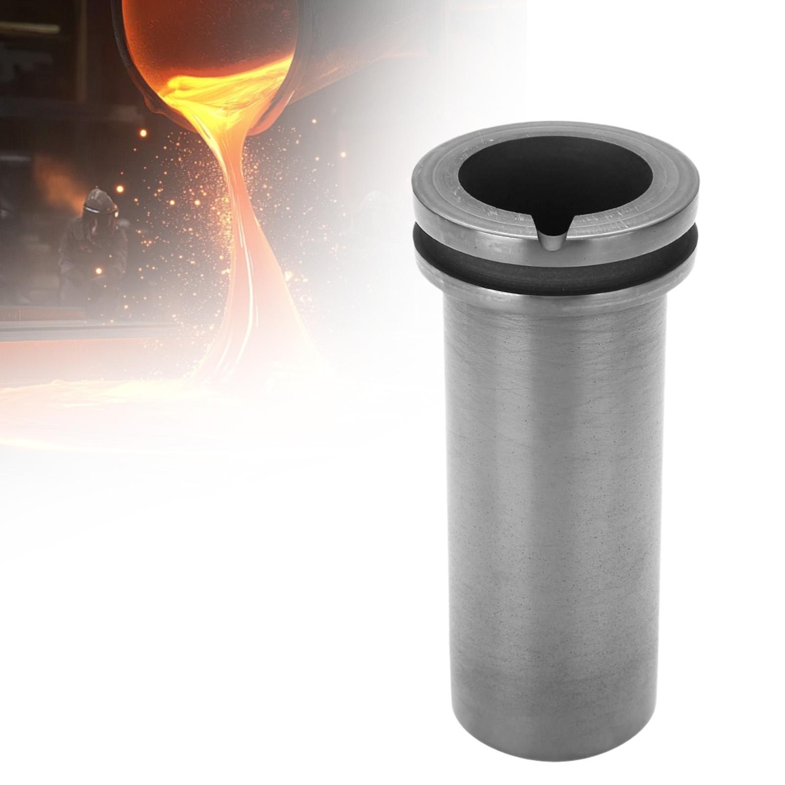 Graphite Crucible Sturdy Furnace Casting Mould for Melting Aluminum Gold 1kg