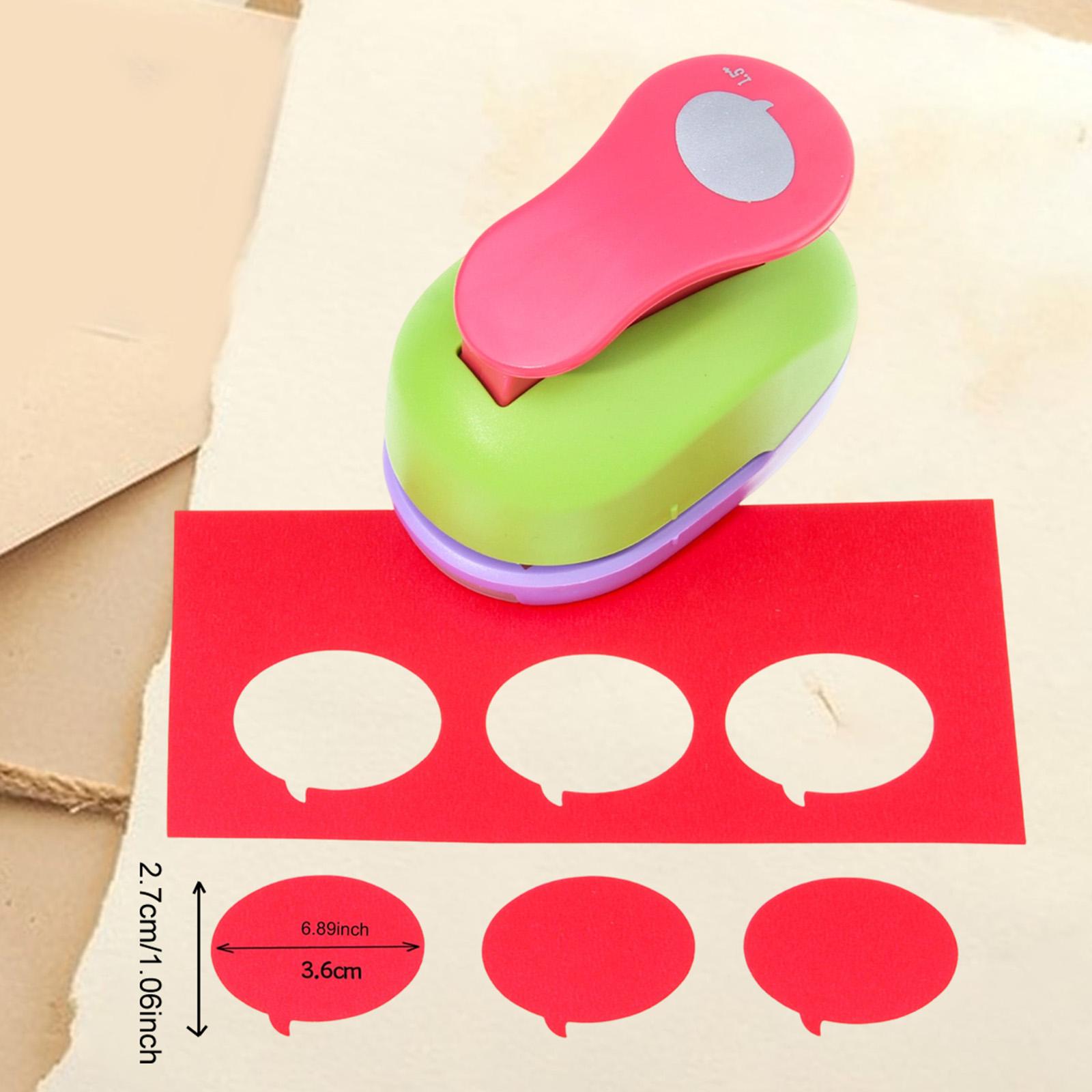 Speech Bubble Craft Hole Punch for Festival Wrapping Birthday Greeting Cards