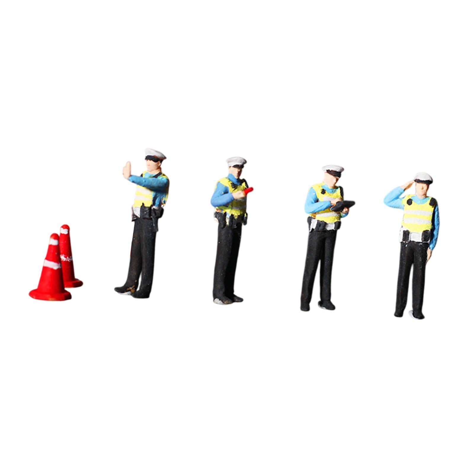 Traffic Police Figures 1/64 Scale