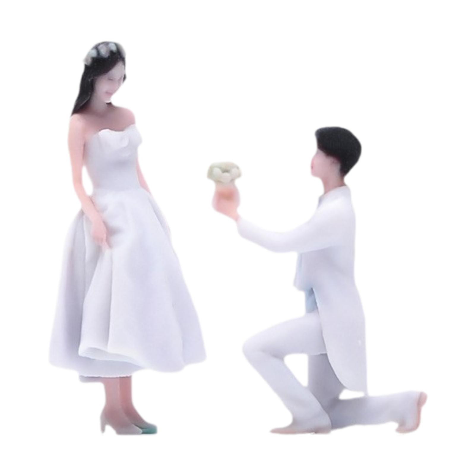 Miniature Couple Figure Decor