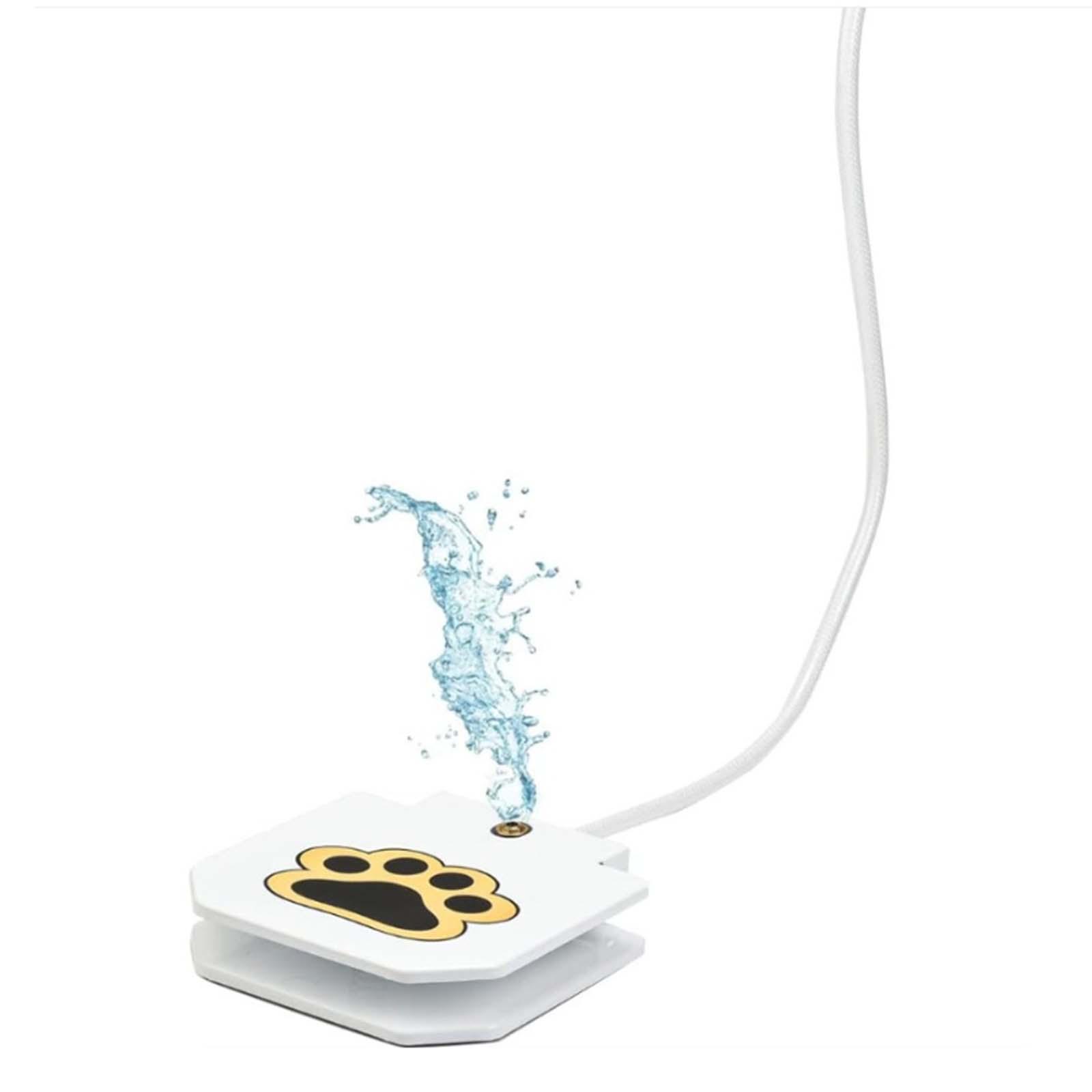 Outdoor Dog Water Fountain Step on Pet Water Feeder Play Sprinkler