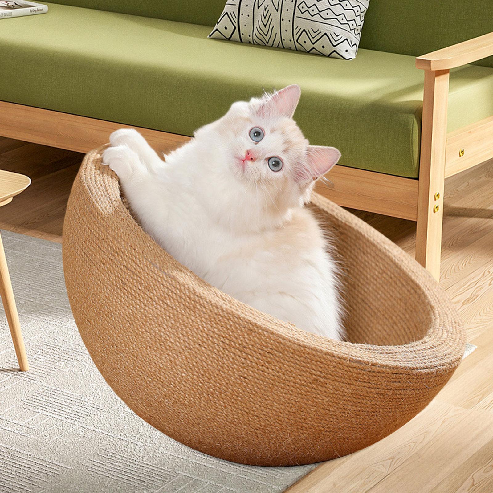 Cat Scratcher Nest Durable Furniture Protector Sharpen Nails Kitten Sleeping Inclined