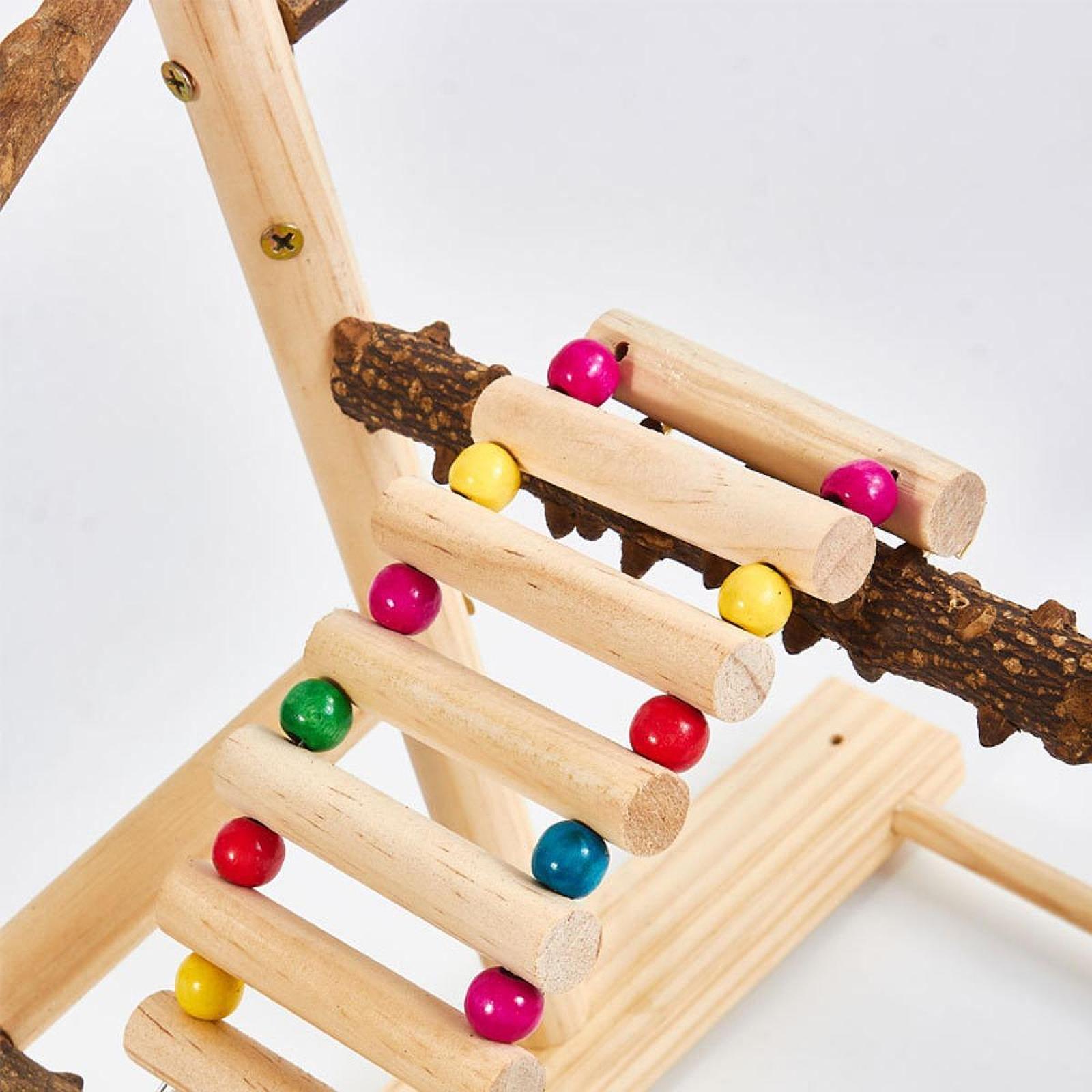Budgie Playground Parakeet Bird Play Stand for Conures Finch Parakeet Parrot
