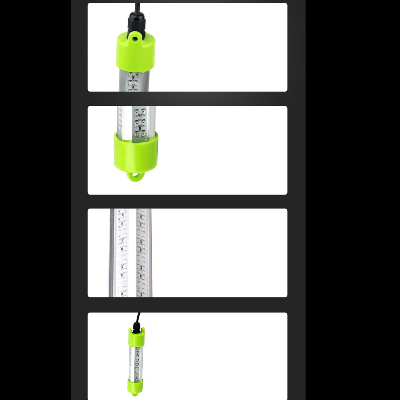 High Power Underwater Fishing Light Waterproof Fish Lure Bait Lamp green