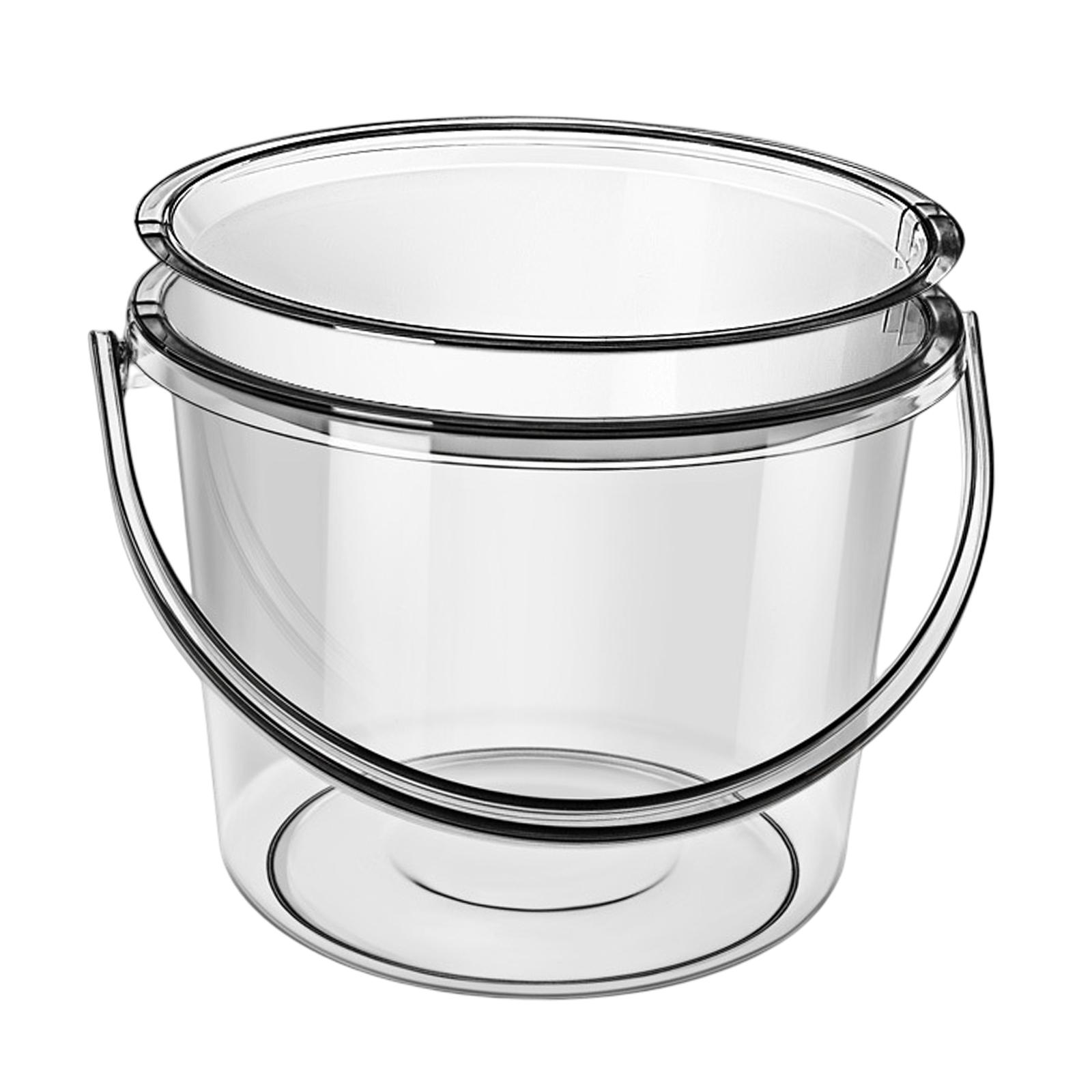 Lidded Water Bucket Clear