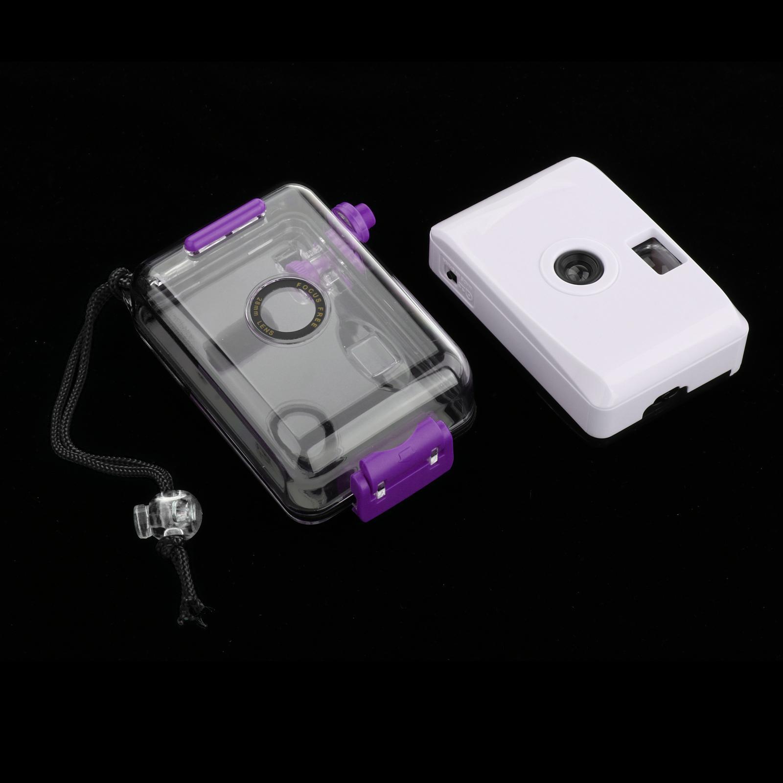 Underwater Mini Camera 35mm Film Camera for Photography Upgraded Purple Case