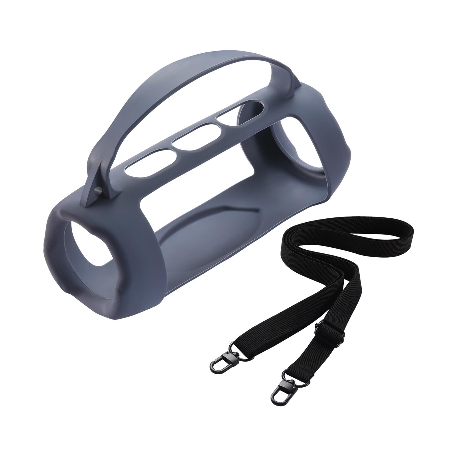 Silicone Speaker Case for Charge5 Speaker Waterproof Silicone Case Cover grey