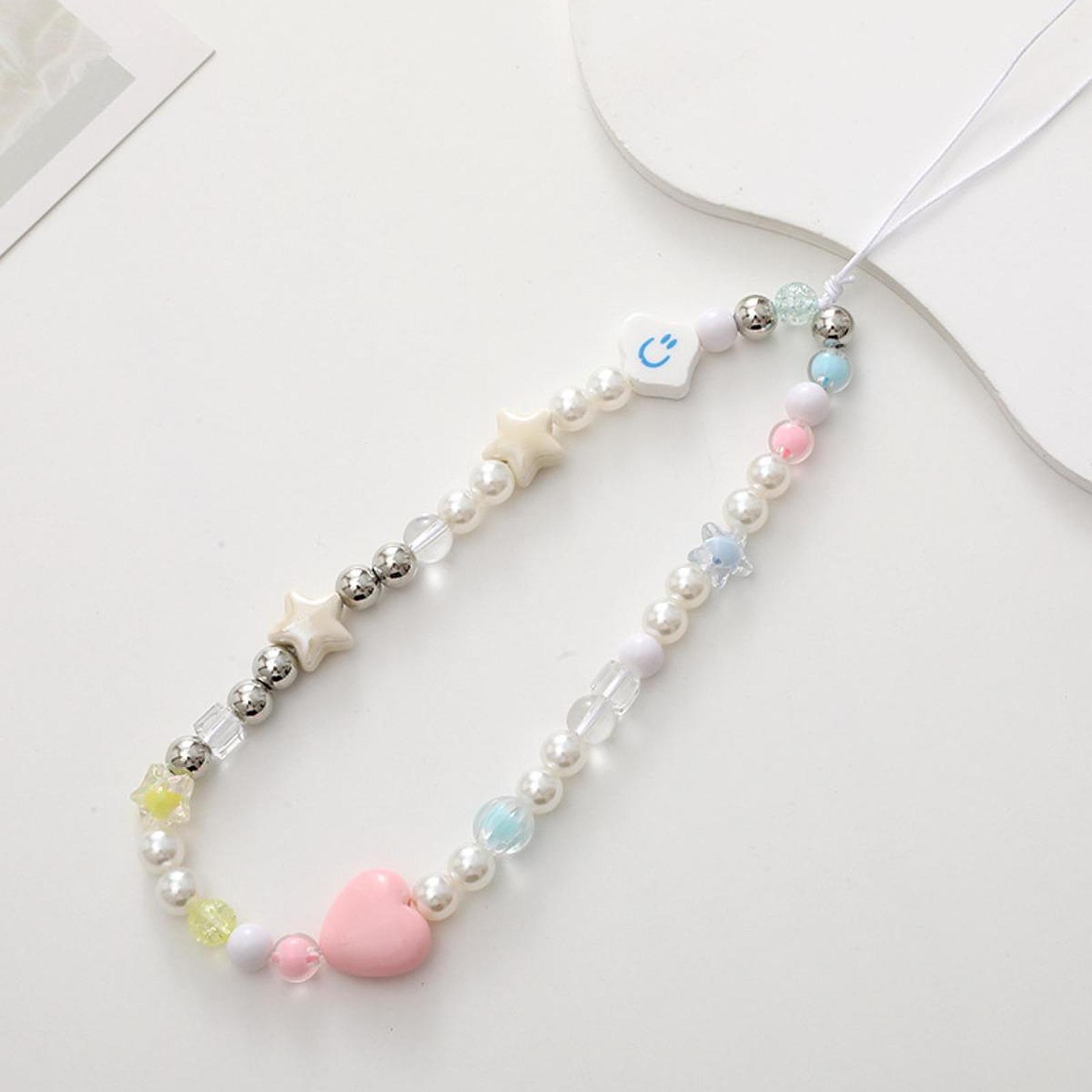 Beaded Wrist Strap Handbag Pendant Multifunctional Fashion Phone Chain Strap Green