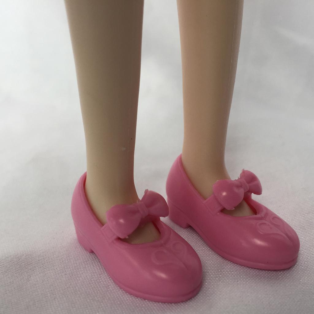 MagiDeal 1/6 Doll Princess Shoes Plastic High Heels for