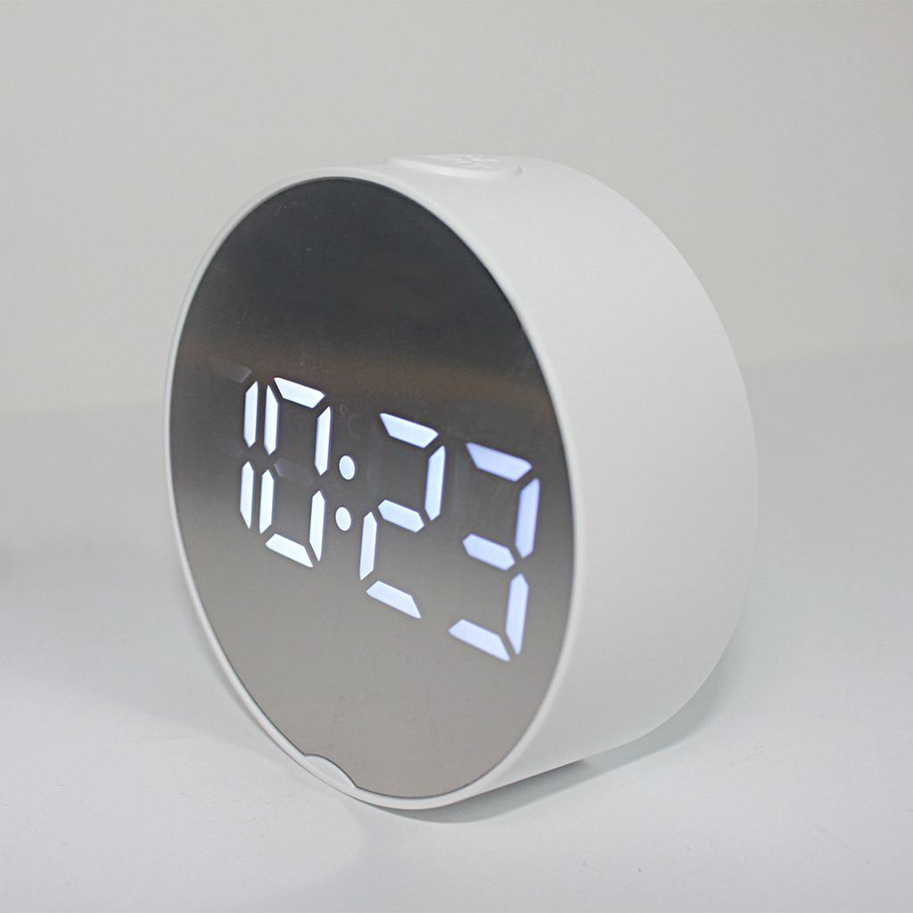 LED DIGITAL ALARM Clock Battery Operated Only Small for Bedroom/Wall