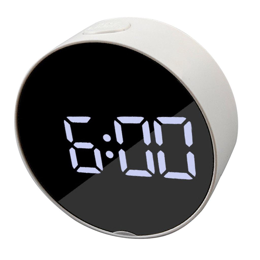 KESOTO LED Digital Alarm Clock Battery Operated Small for Bedroom/Wall/Travel