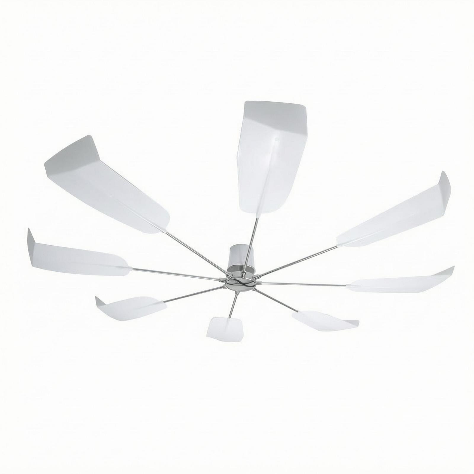 Spiral Air Streams Deflector Curved Vanes Ducted Air Deflector Radial Arms Airs Conditioners Windshield White Fan 8 Blades