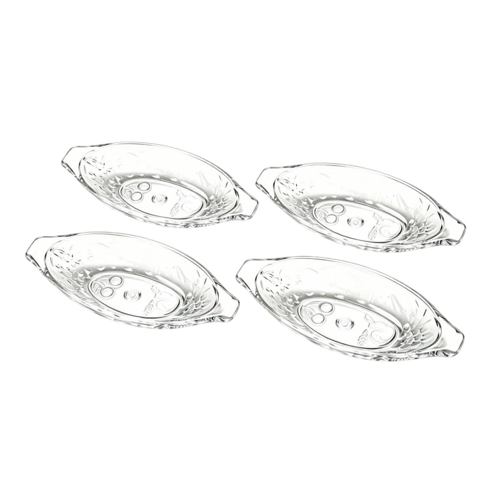 Transparent Banana Split Dish