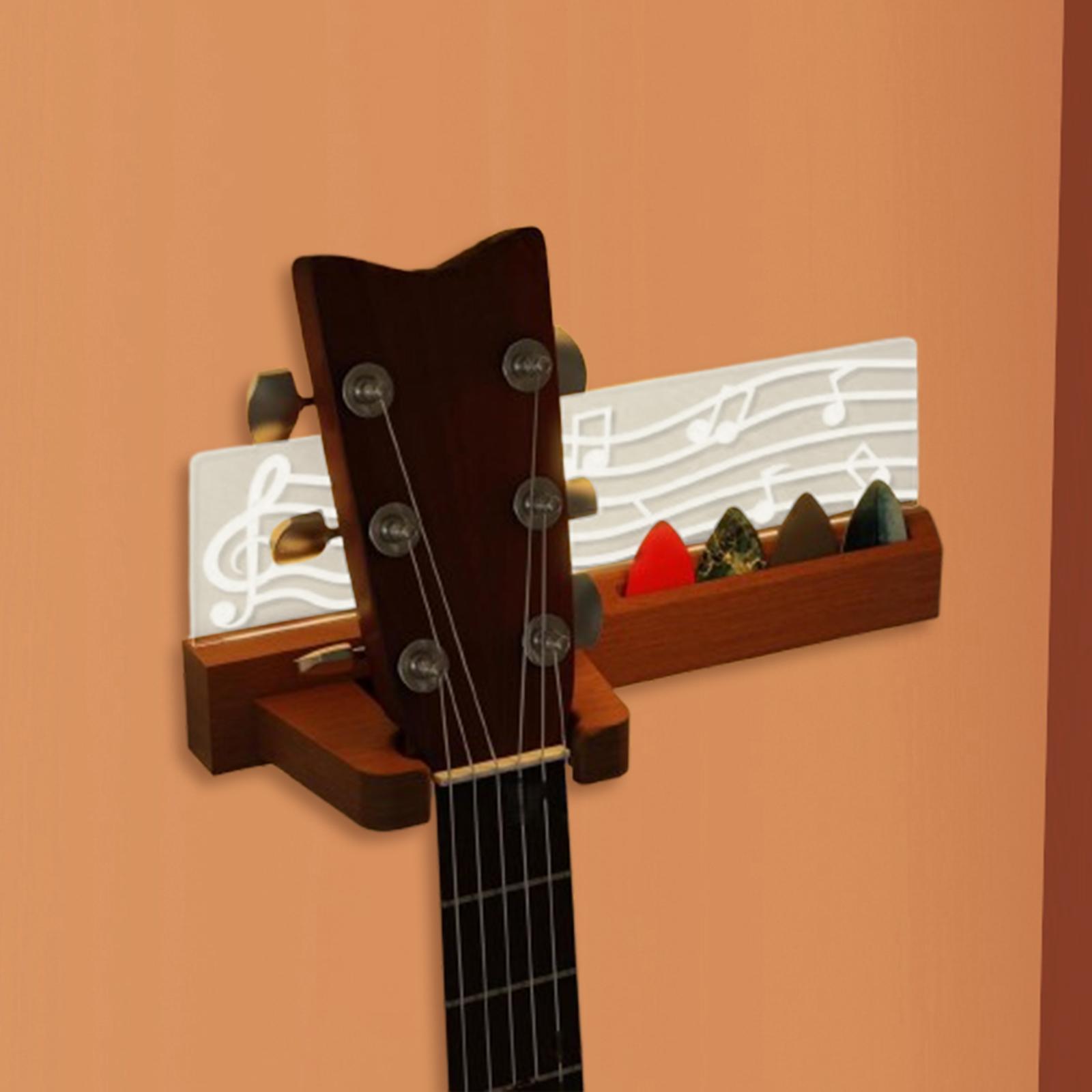 Guitar Wall Mount Sturdy Rustic Guitar Holder for Electric Acoustic Mandolin