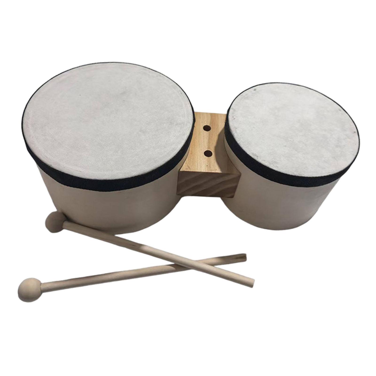 Bongo Drums 5” and 6” Lightweight Traditional for Dance