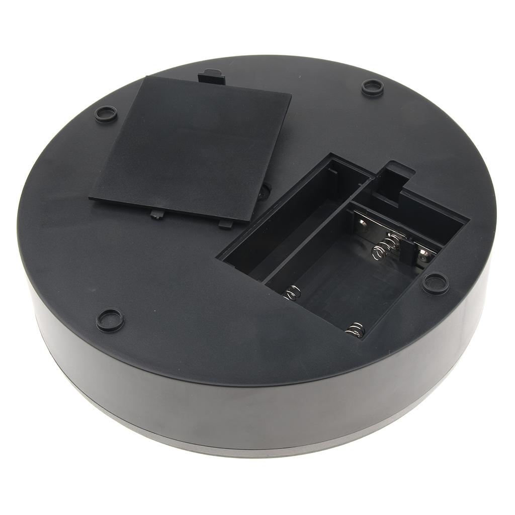 USB Battery Powered Two Speed Rotating Display Stand Turntable Mirror Top