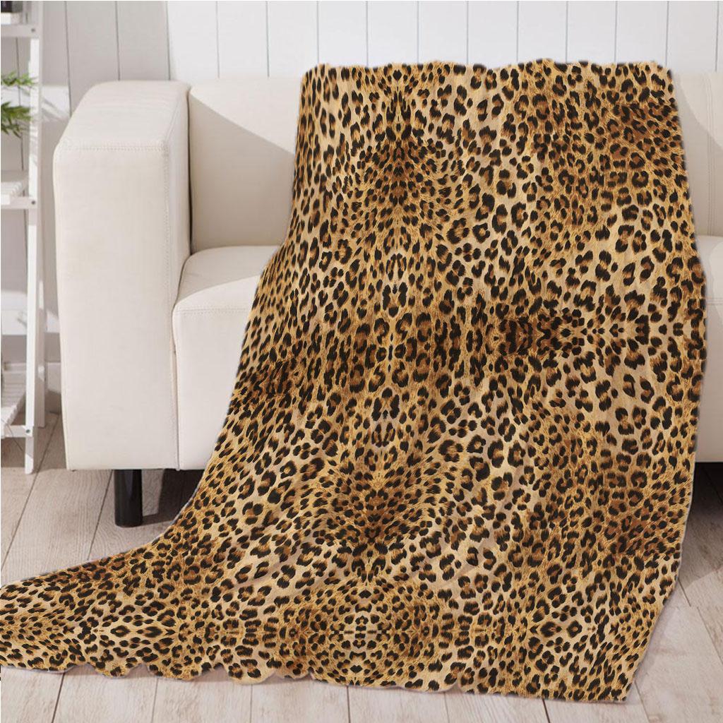 Large Soft Fleece Digital Printing Sofa Bed Blanket Throw A 130 x 150cm