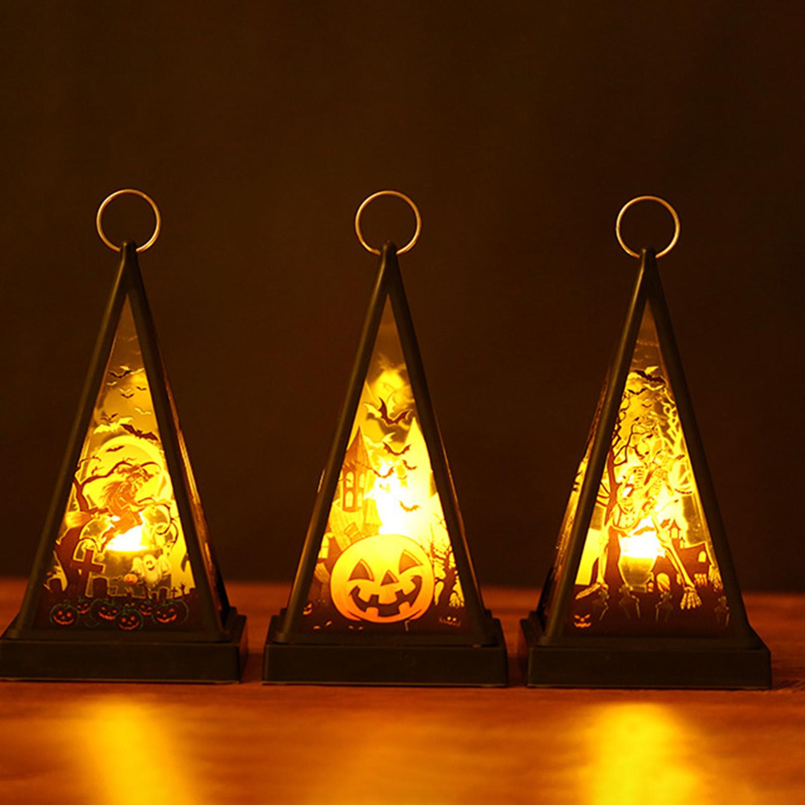 Halloween LED Lamp Pendant Decorative Gift for Bedroom Tabletop Outdoor Pumpkin