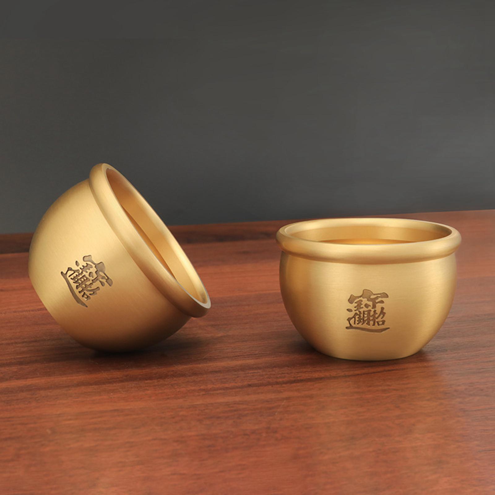 Money Jar Accent Burner Feng Shui Wealth Porsperity Figurine for Home Decor A