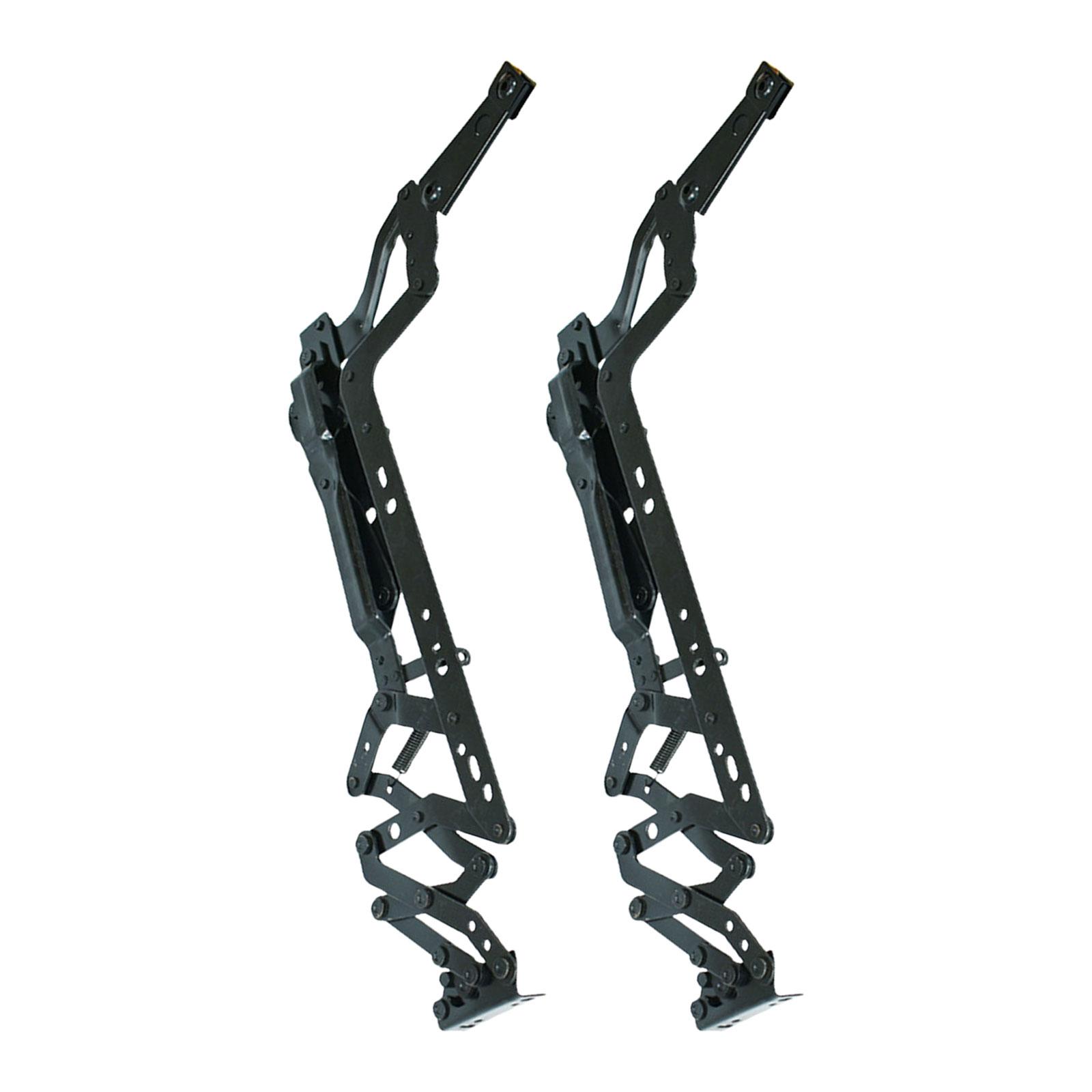 2Pcs Sofa Footrest Hinges Steel Sofa Bed Hinge Recliner Chair Footrest Hinge 88cmx36cm