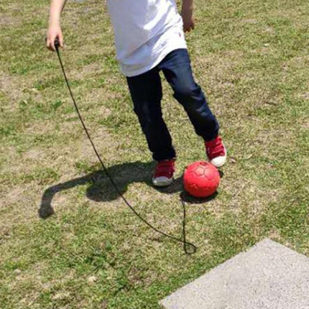 Kids Training Soccer With Rope Soccer Ball Size 2 4 5 25x13x11cm