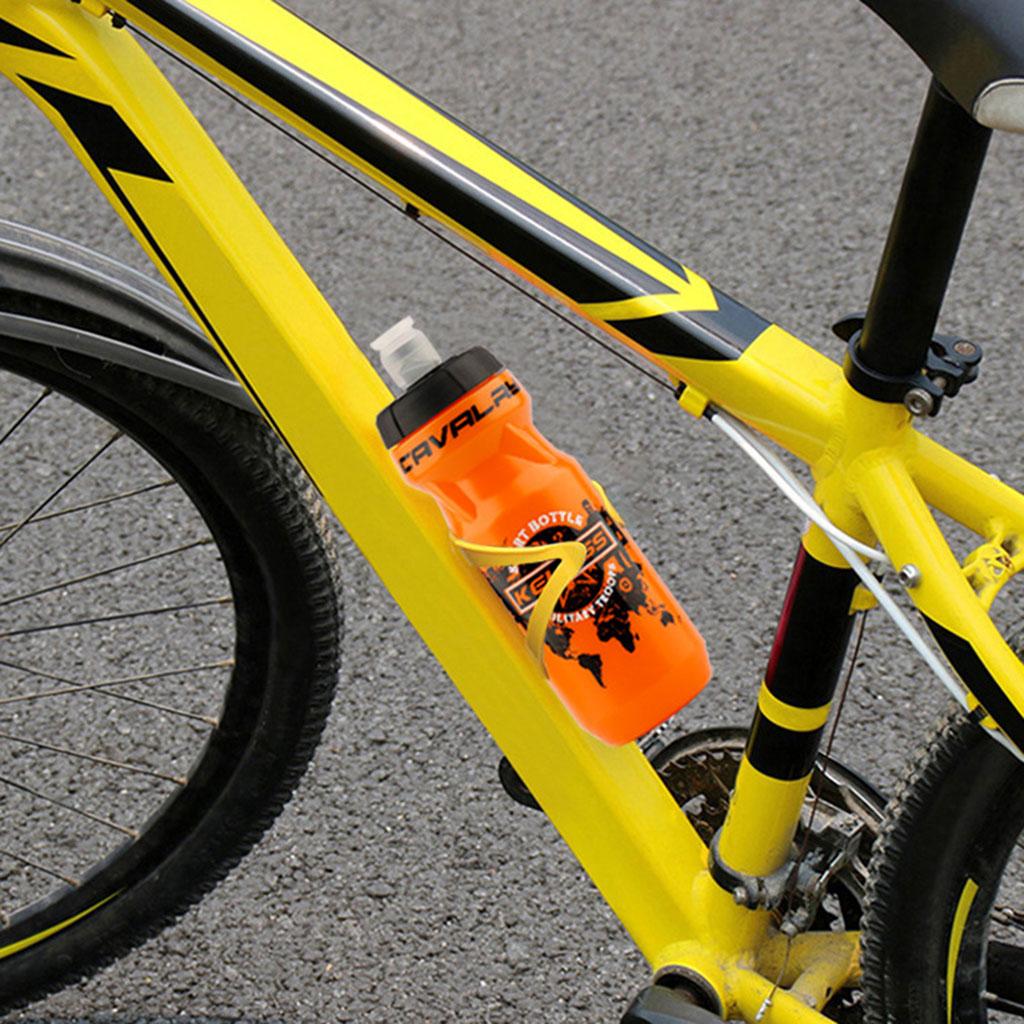 610ml Bicycle Water Bottle Cycling PP Bottles Bikes BPA Free Cup Orange