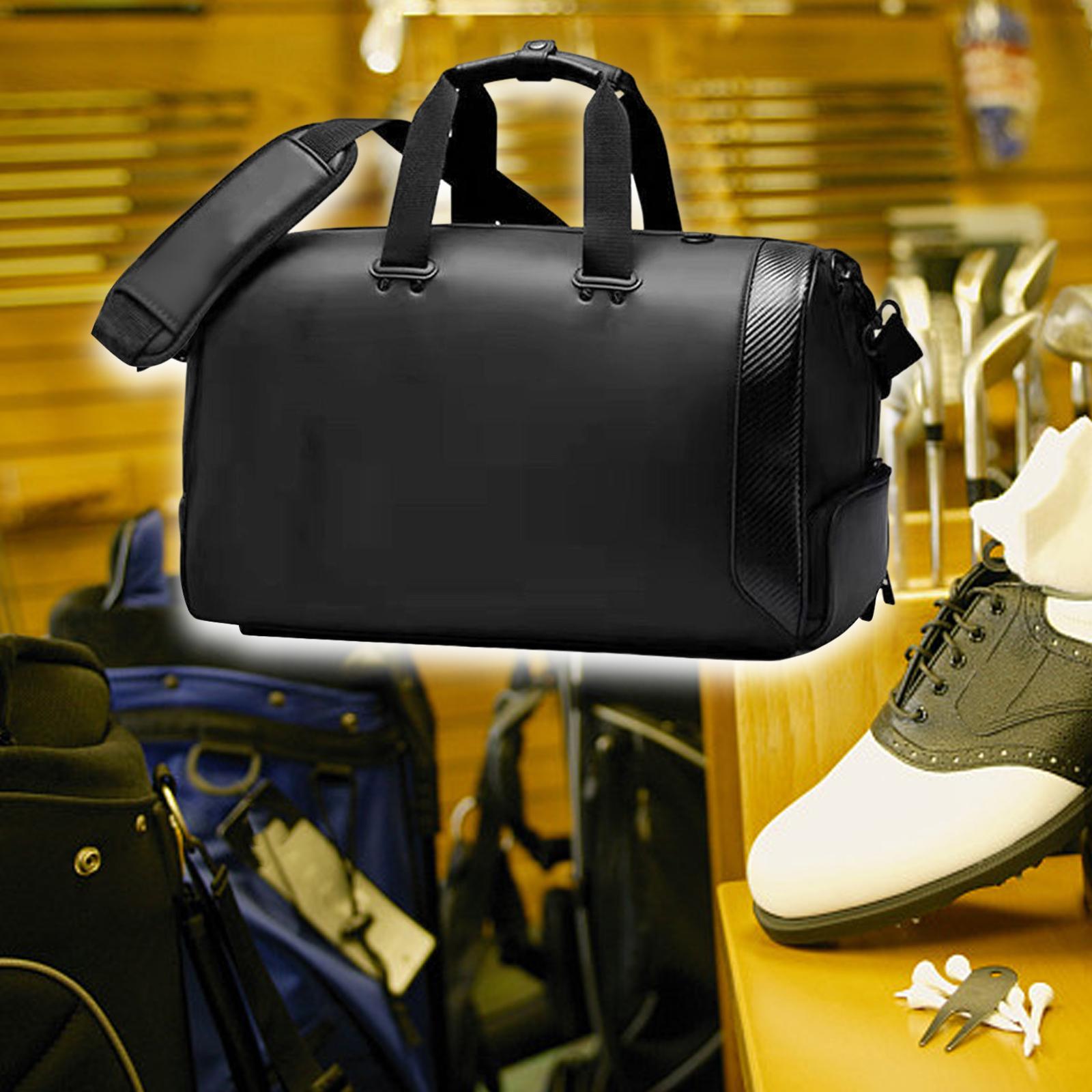 Gym Bag Breathable Weekender Overnight Tote Carry On Bag Duffel Bag for Yoga black