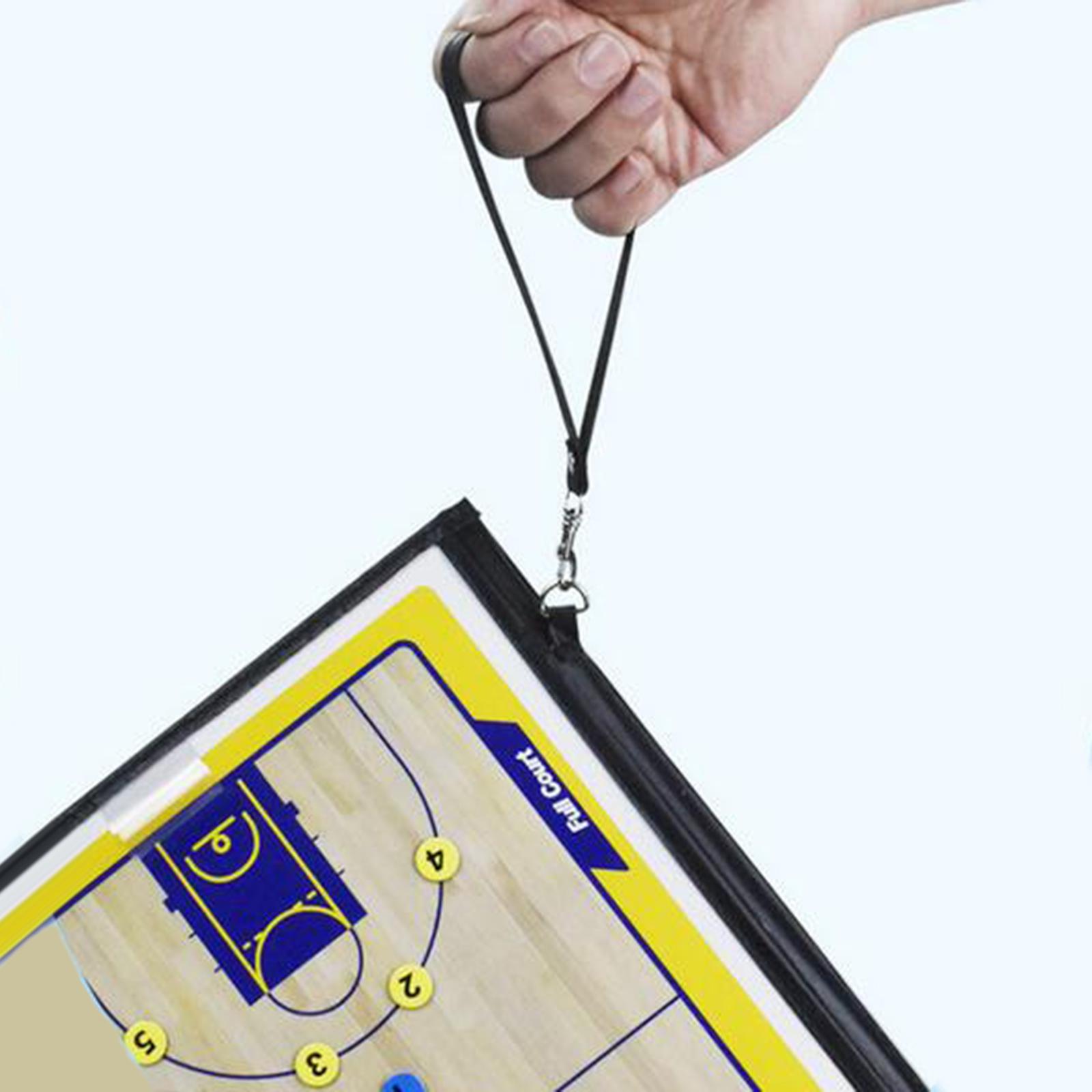 Basketball Coaching Board Professional Strategy Board with Erasable Marker