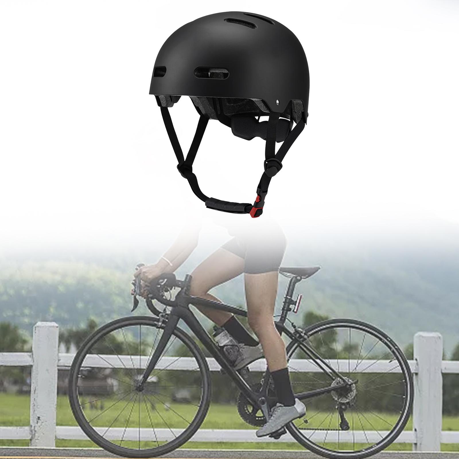 Bike Helmet Comfortable Adjustable Unisex Cycling Accessories Cyclist Helmet Black 
