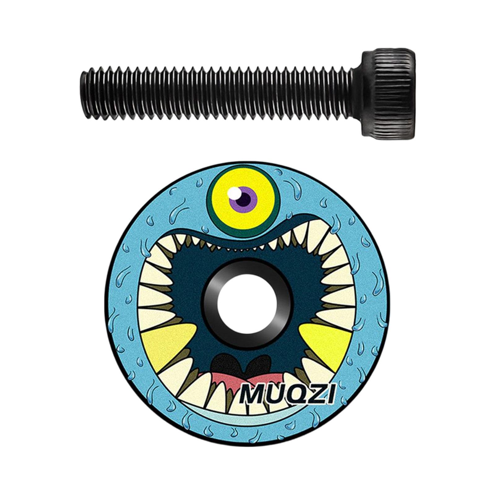 Headset Stem Top Cap Cover Blue