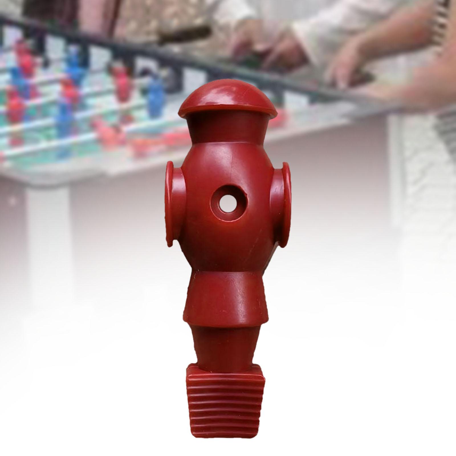 Football Machine Men Figurine Replacement Part Tabletop Statue Foosball Guys dark red