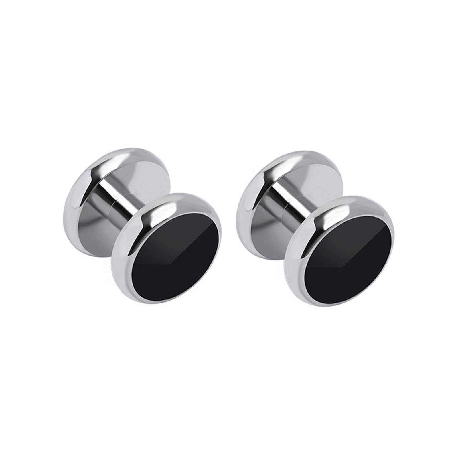 Cufflinks and Studs Set Classic for Tuxedo Shirts Men 2 Studs