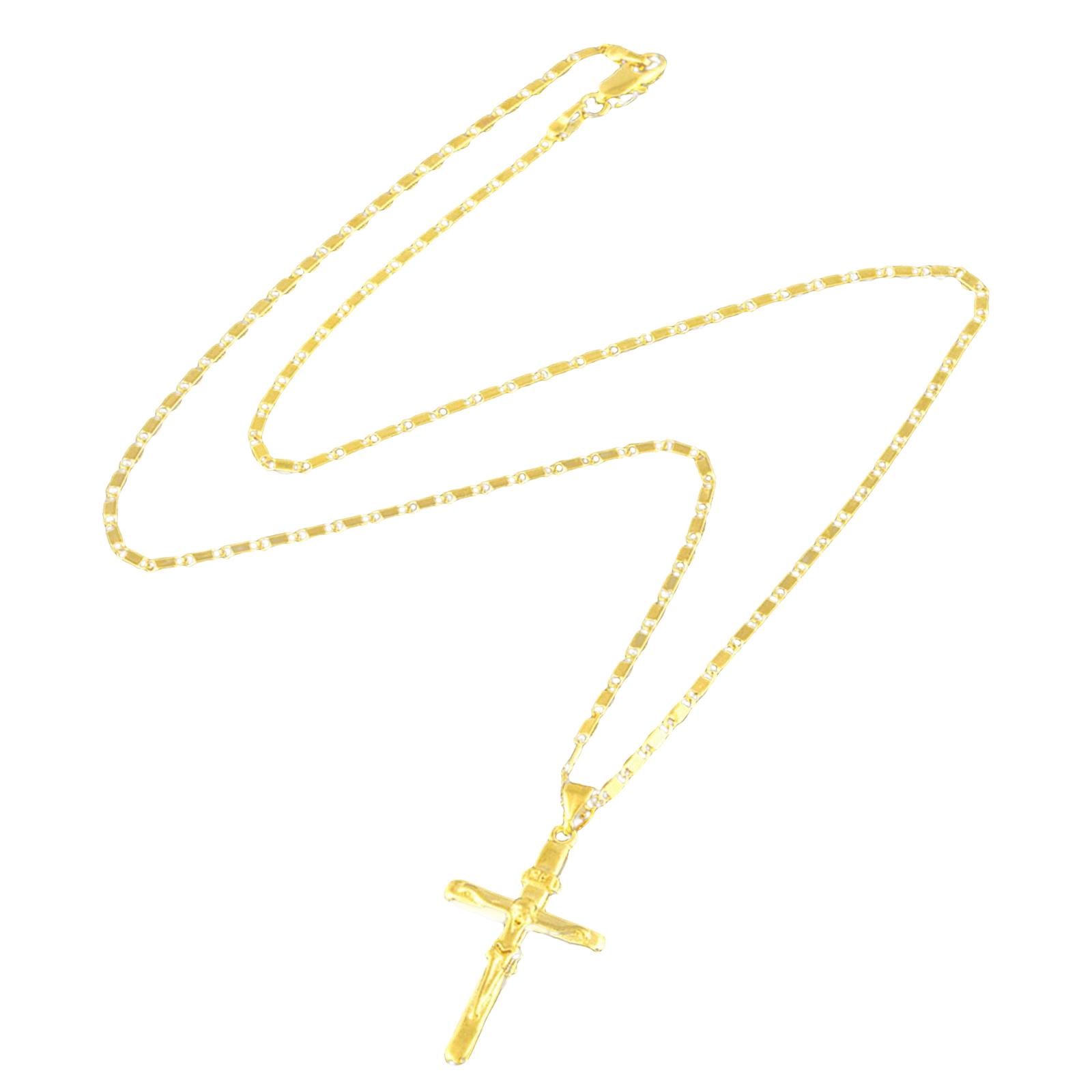 Fashion Cross Necklace Classic Cool Simple Trendy for Christmas Boys Girls