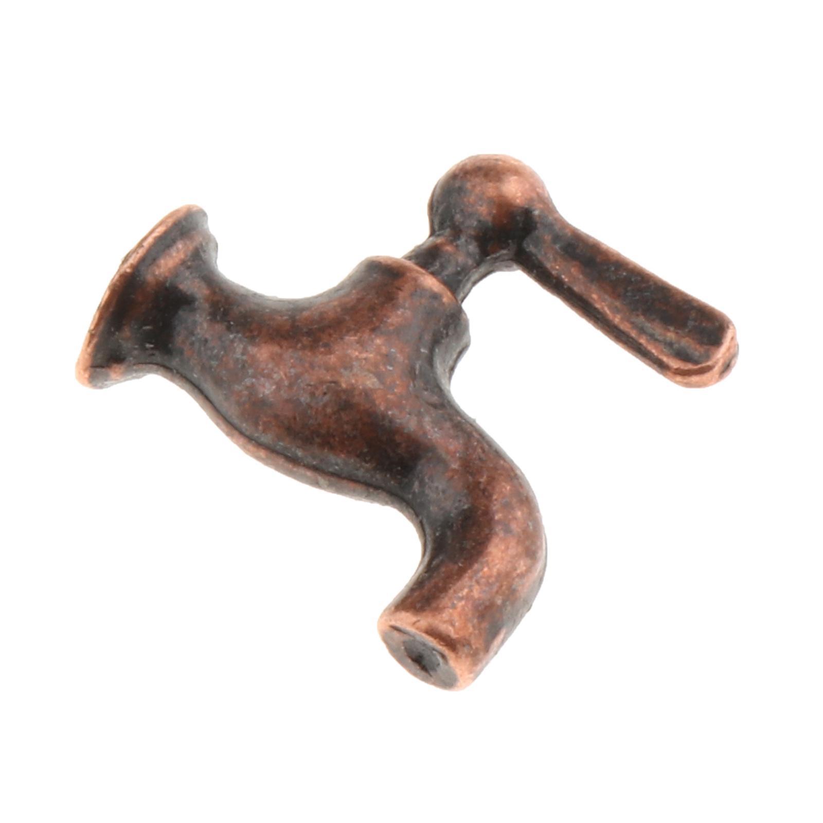 8x 1: 12 Dollhouse Bathroom Faucets Bath Shower Fittings