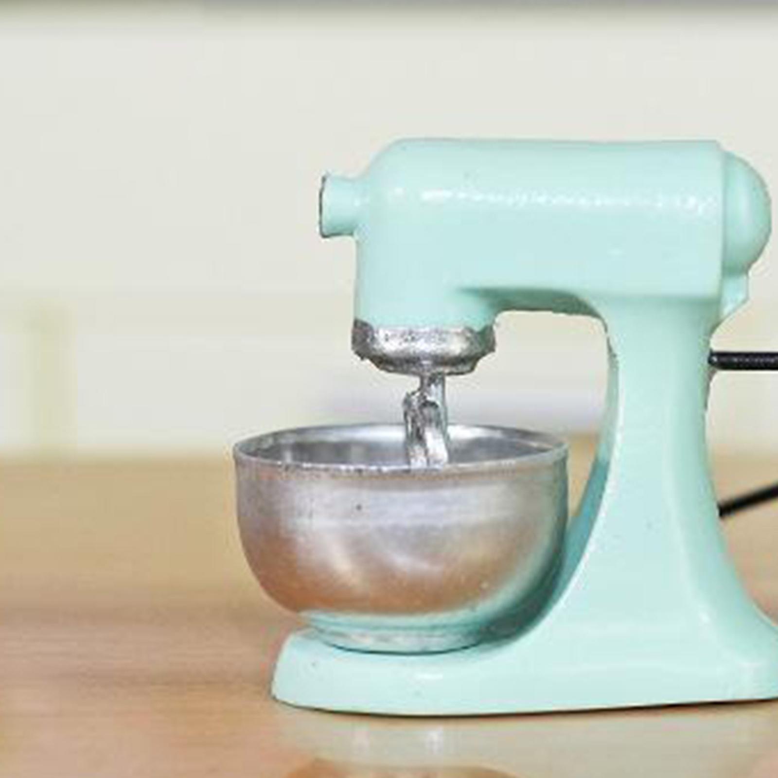 5x1:12 Scale Dolls House Miniature Electric Food Mixer Model Blue