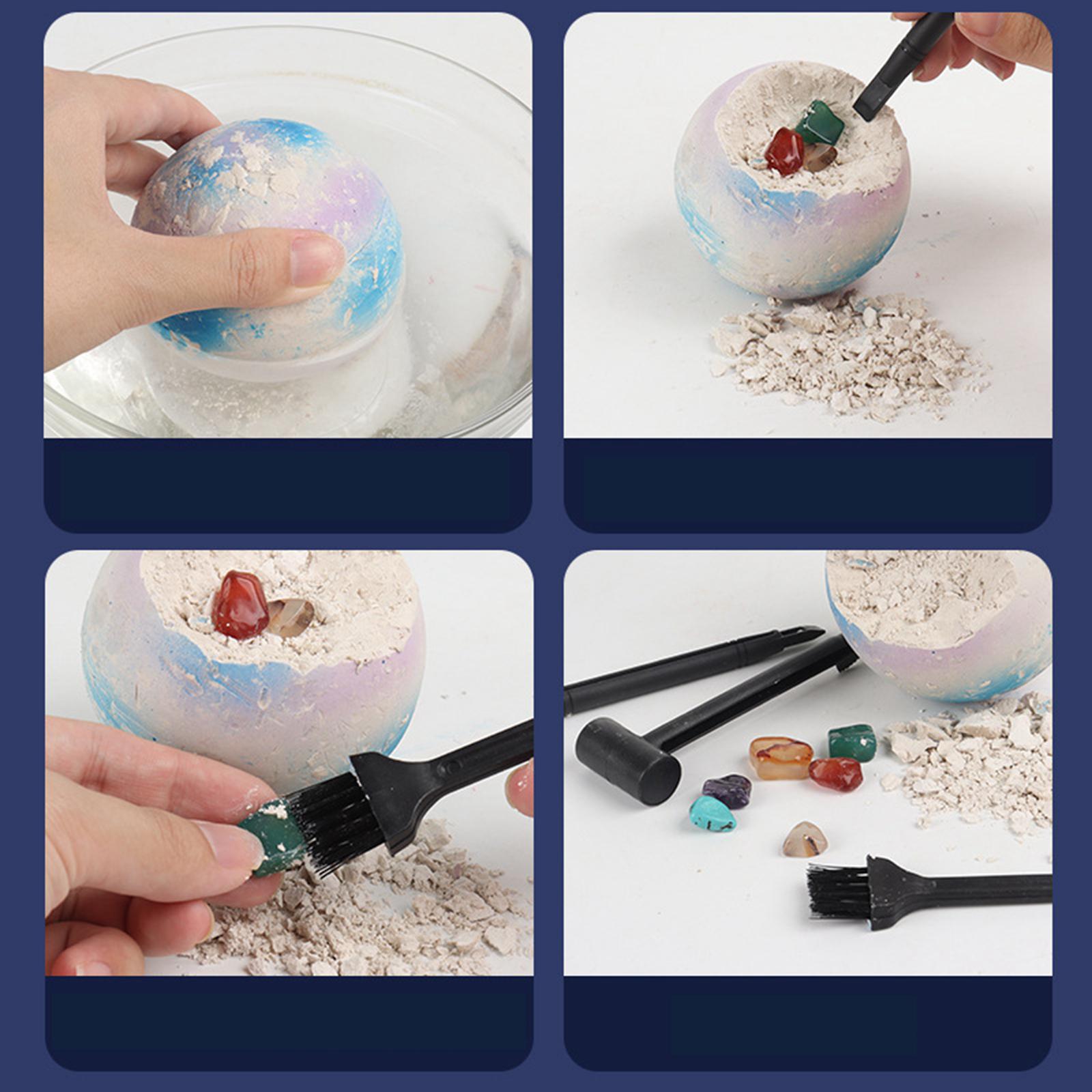 Gemstone Ore Digging Kits Planets Gifts for Kids Children Halloween Present