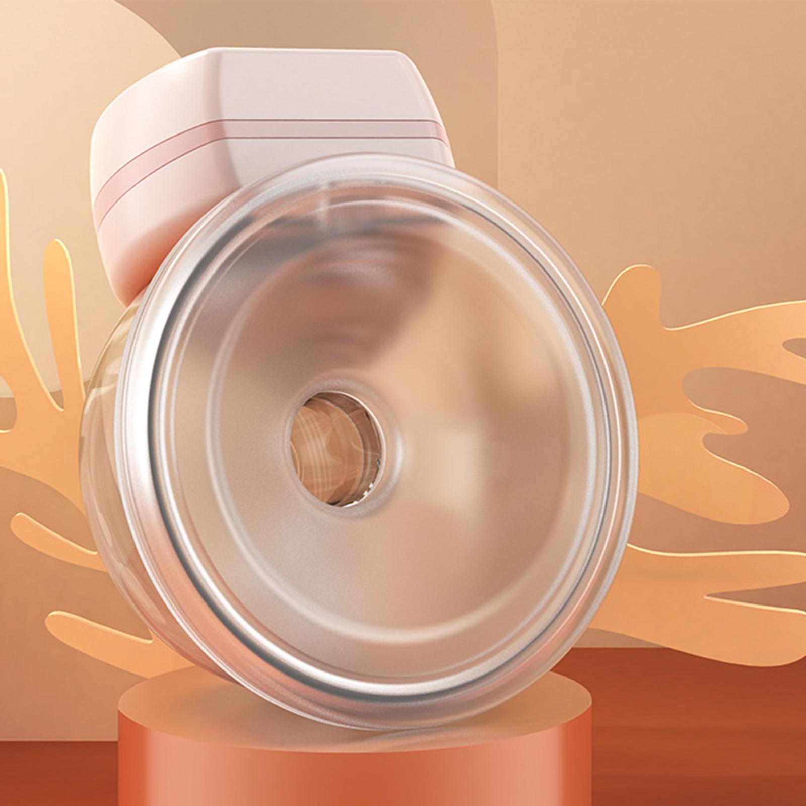 Breasting Pump Massage Intelligent 3 Modes Low Noise Electric Breasting Pump Pink