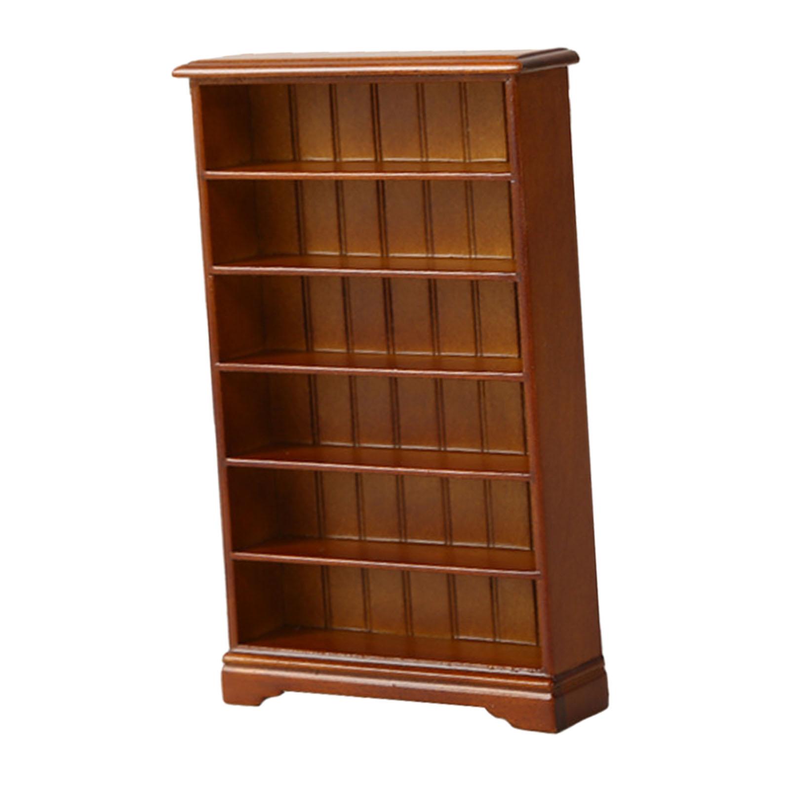 Dollhouse Storage Rack 1:12 Scale Brown