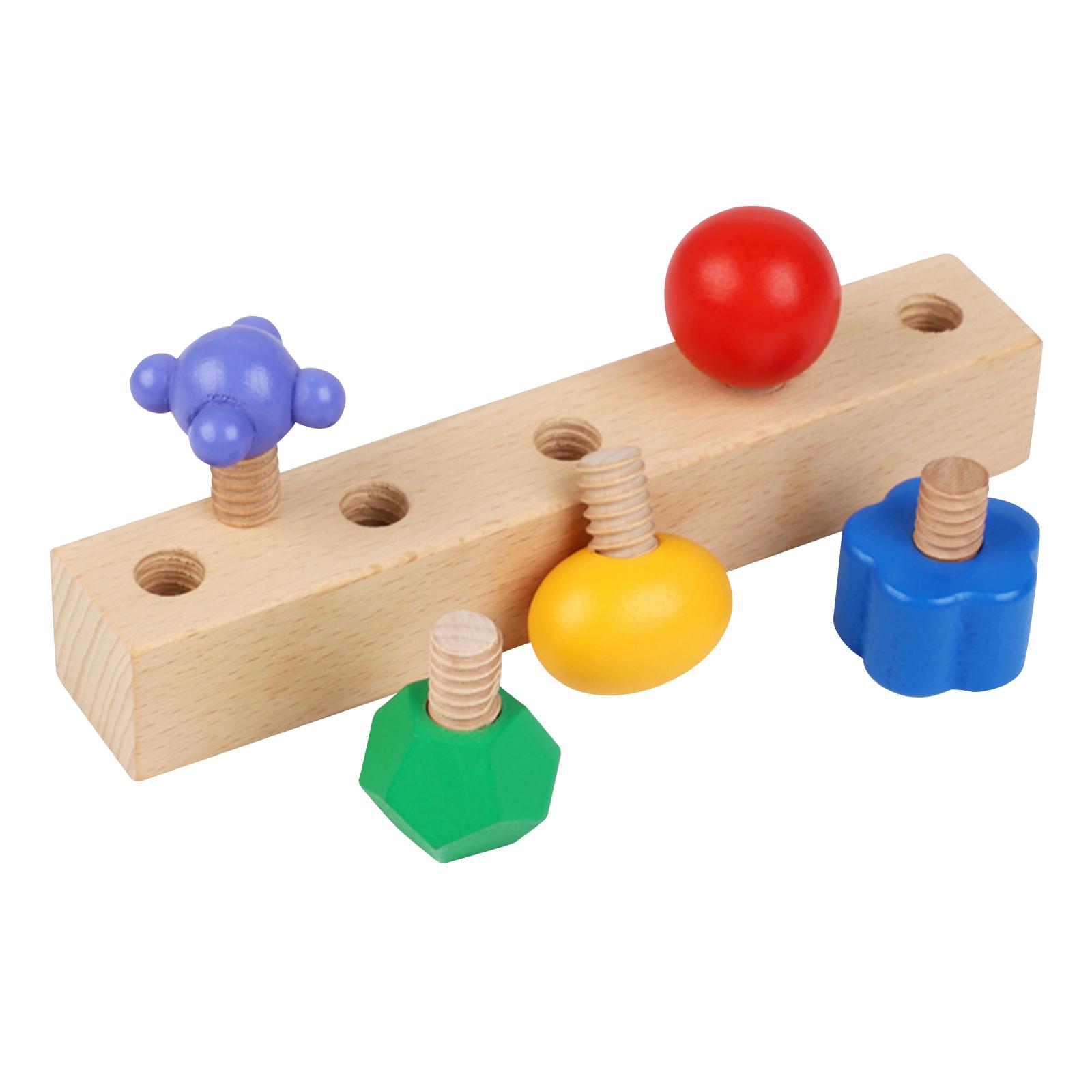 Wooden Nuts and Bolts Toys