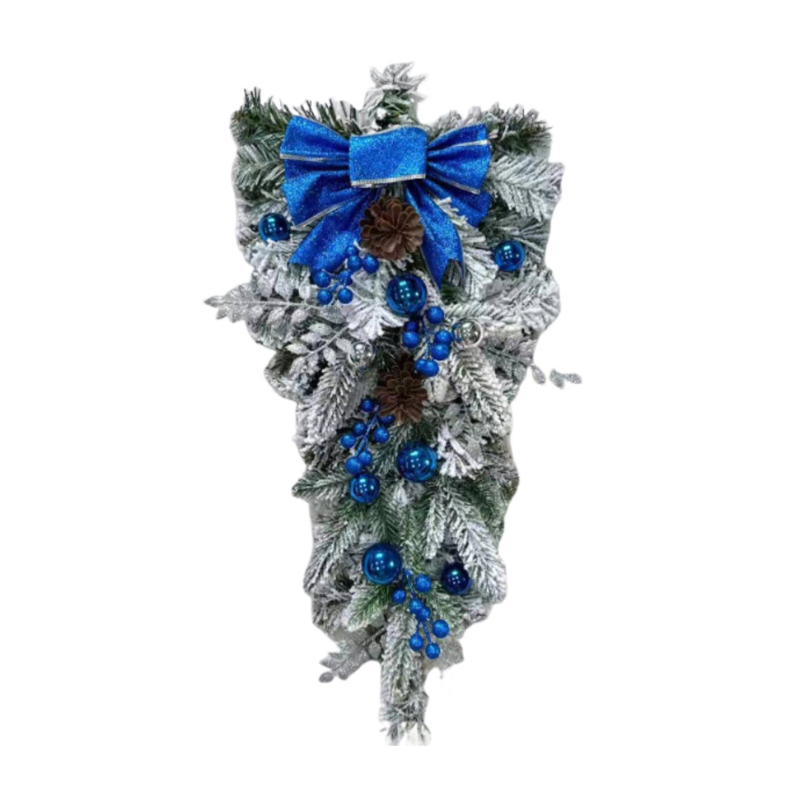 Christmas Teardrop Bow Swag